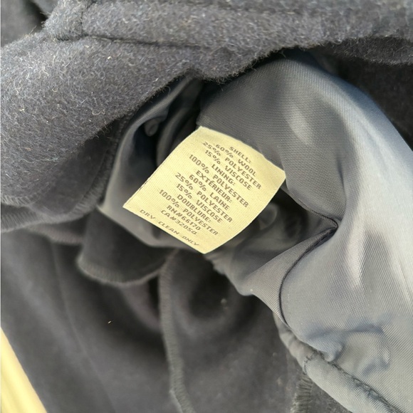 Kimchi Blue Double-Breasted Navy Jacket with Gold Buttons - Picture 4 of 4